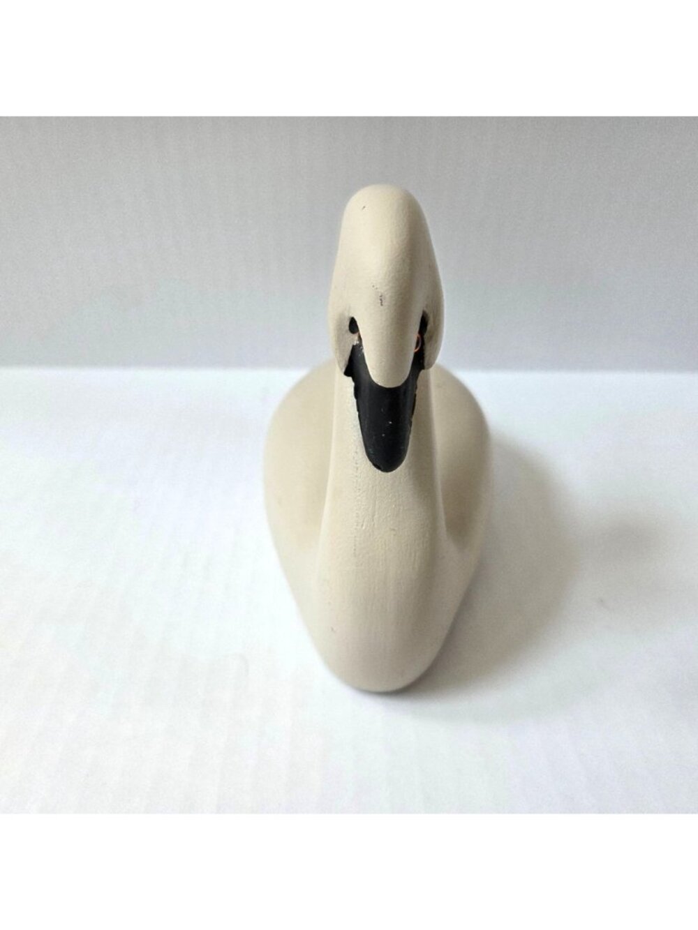 Handmade Swan Decoy Wooden Folk Art Sculpture Primitive Country Decor 7.5"X5.25" - Picture 6 of 12